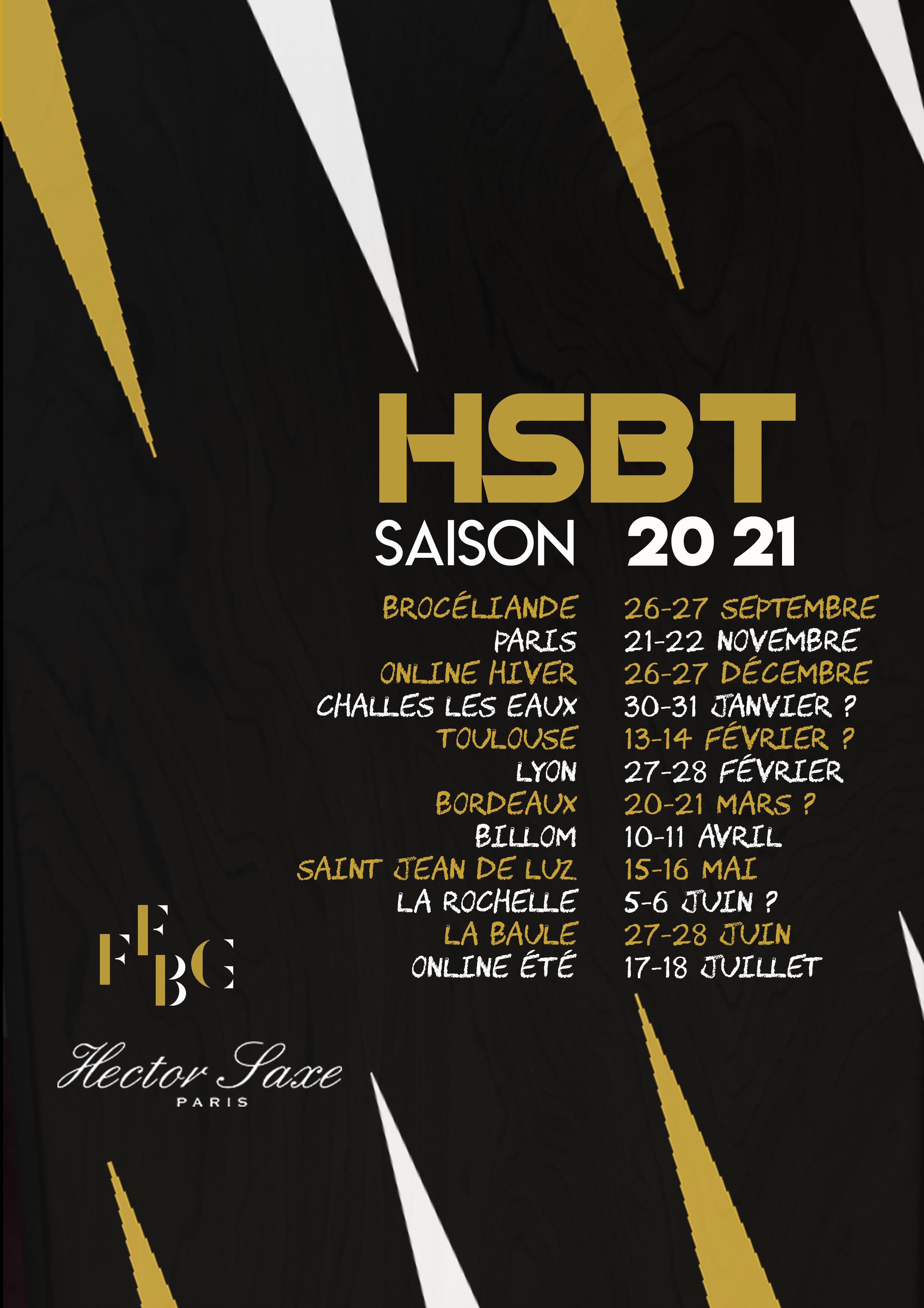 calendrier HSBT