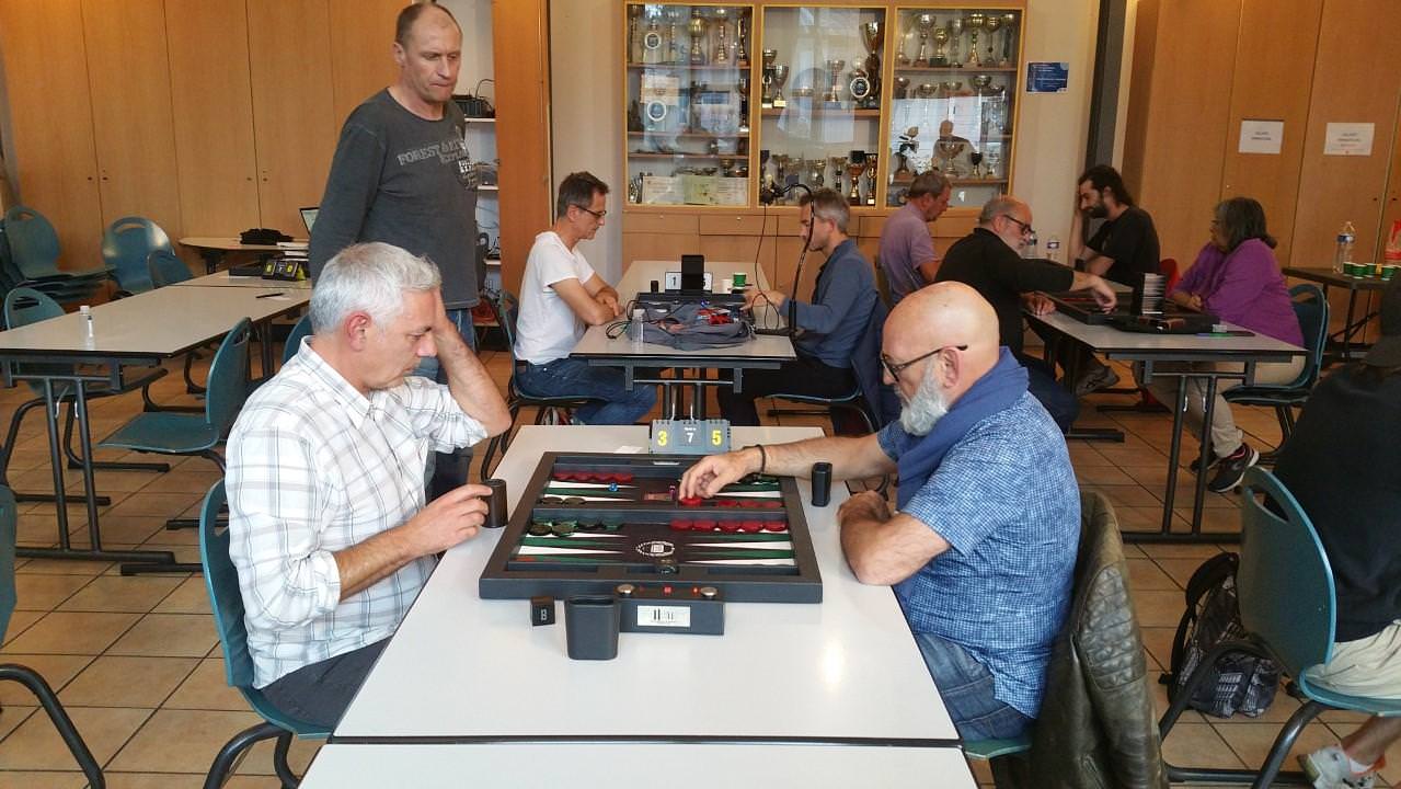 Finale 1er rapide de Bordeaux backgammon