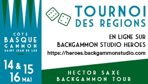 Hector Saxe Backgammon Tour 2020 Saint-Jean-de-Luz 